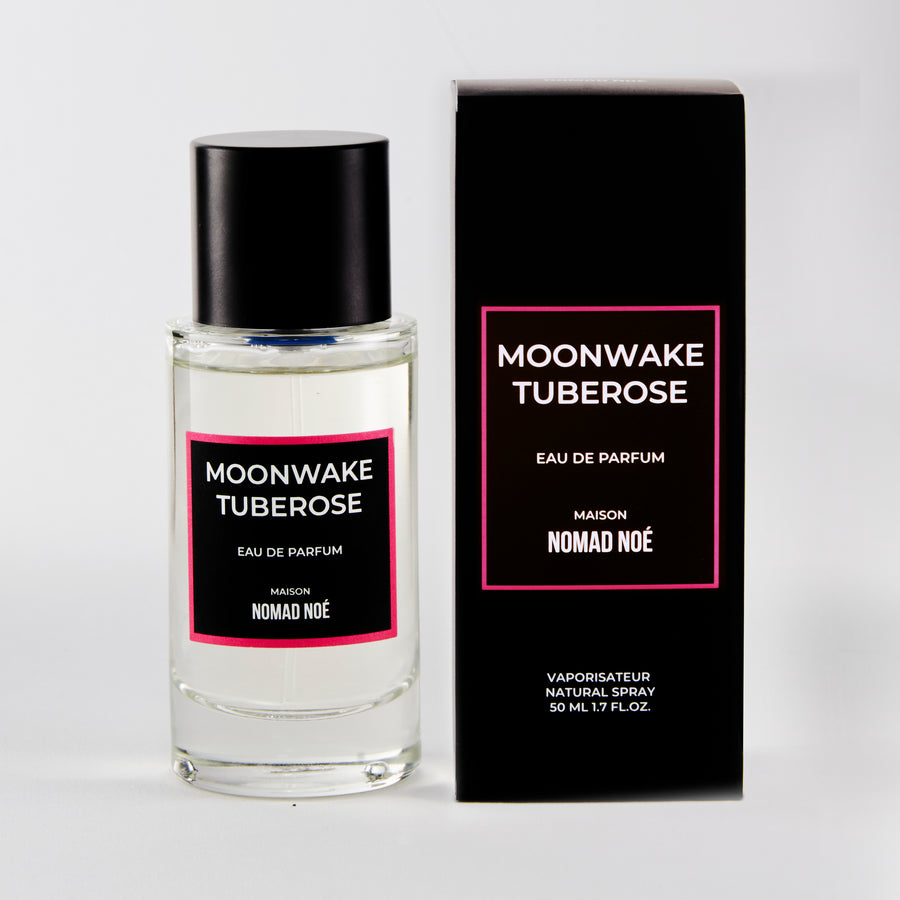 Moonwake Tuberose Eau de Parfum bottle and box Maison Nomad Noé