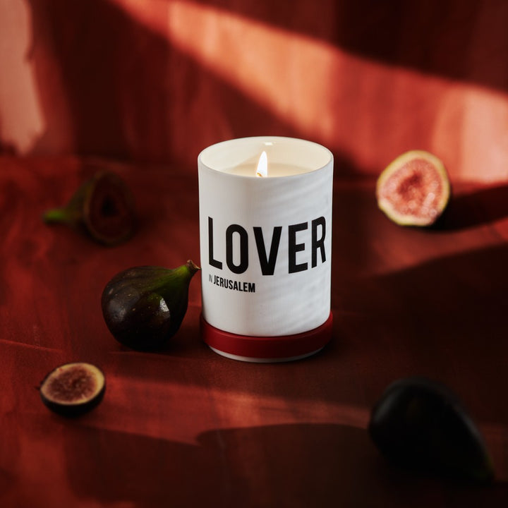 Lover in Jerusalem candle