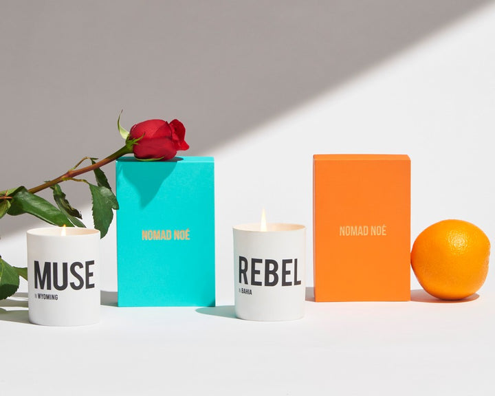 Muse and Rebel scented candles Nomad Noé
