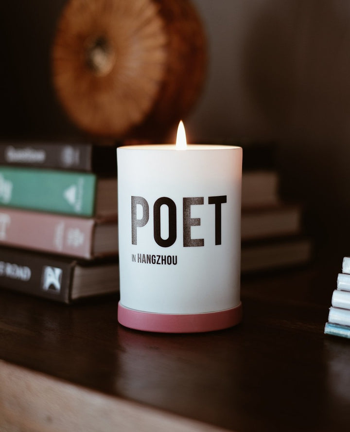 Poet scented candle