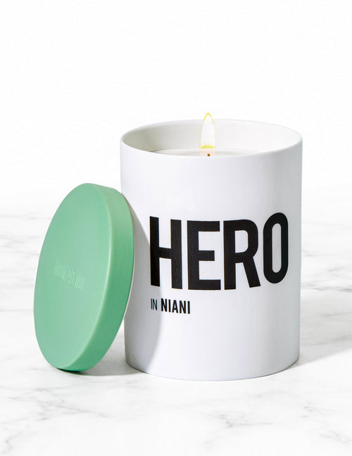 HERO in Niani - Amber & Patchouli candle