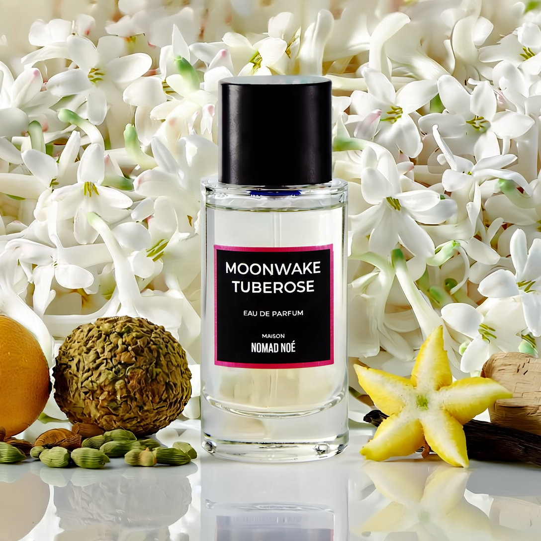 Tuberose perfume bottle