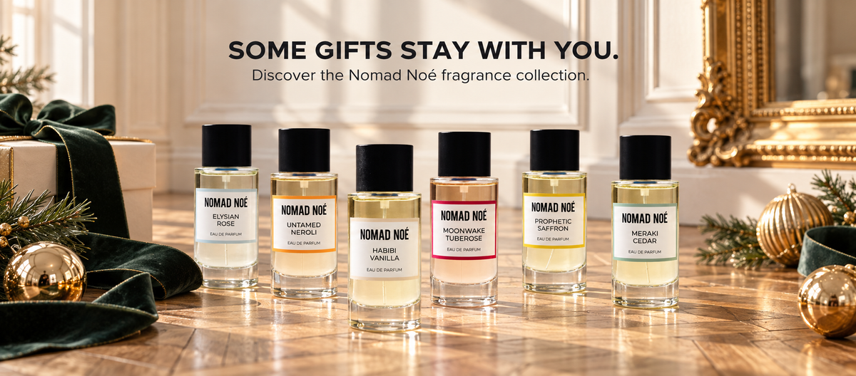 Some gifts stay with you. The Nomad Noé holiday fragrance collection.
